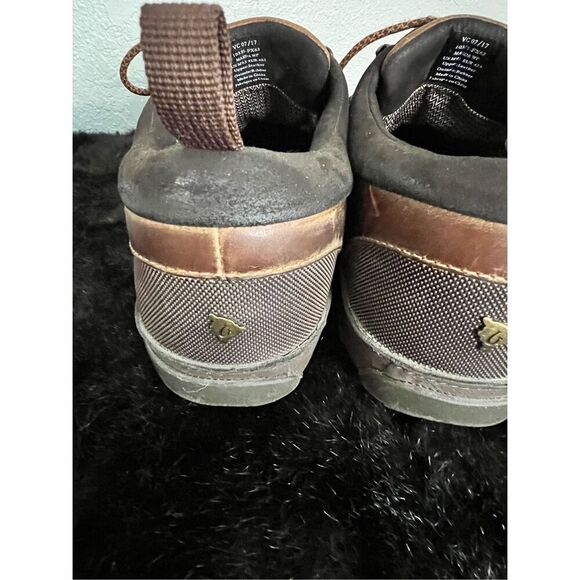 Olukai Makoa WP Shoes Men's 9.5 Brown Leather Waterproof Moc Toe Casual Oxford - Picture 4 of 8